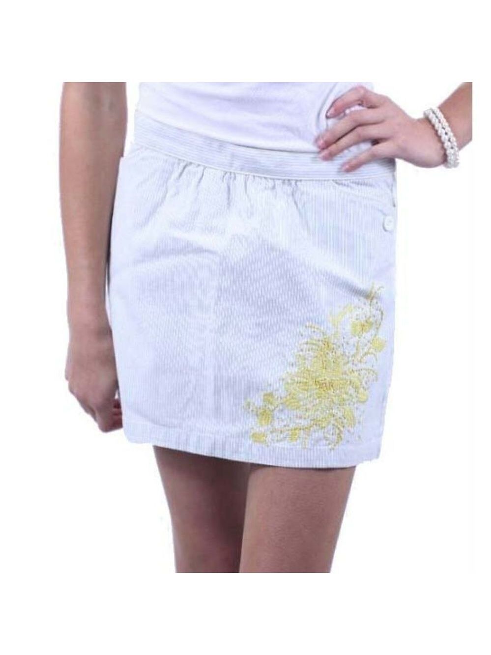 NWT Juicy Couture Striped A Line Mini Skirt